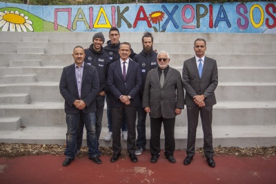 Η Eurobank και η Εθνική Ομάδα Μπάσκετ Ανδρών στο Χριστουγεννιάτικο Γεύμα Αγάπης του Παιδικού Χωριού SOS Βάρης