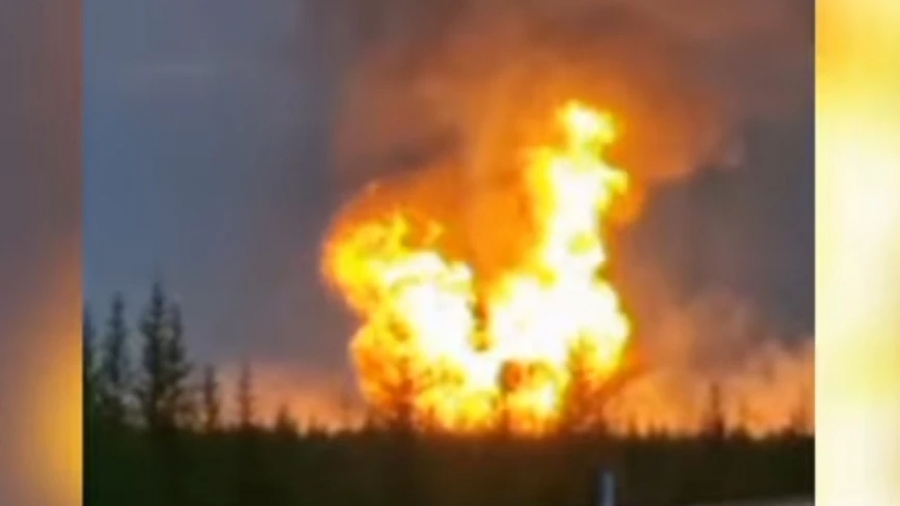 Πύρινη κόλαση σε μεγάλη εγκατάσταση φυσικού αερίου στη Ρωσία - Τι λέει η Gazprom