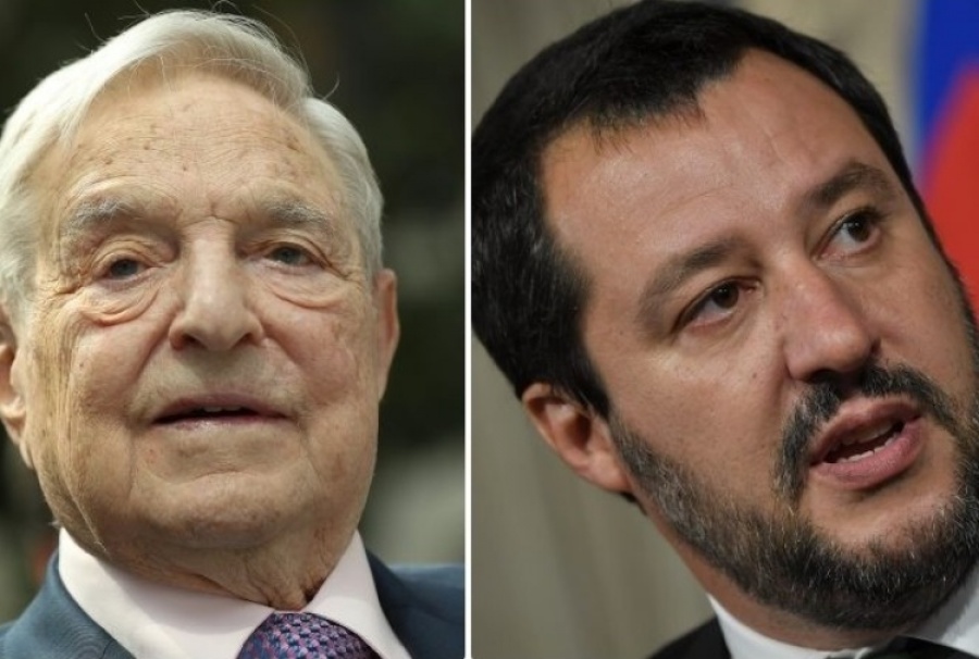 Πόλεμος Salvini - Soros: «Επωφελείσαι από τον θάνατο εκατοντάδων ανθρώπων»