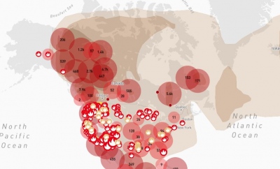 Καναδάς: Δραματική η εικόνα από τις πυρκαγιές - 19χρονη πυροσβέστρια σκοτώθηκε στην Βρετανική Κολομβία