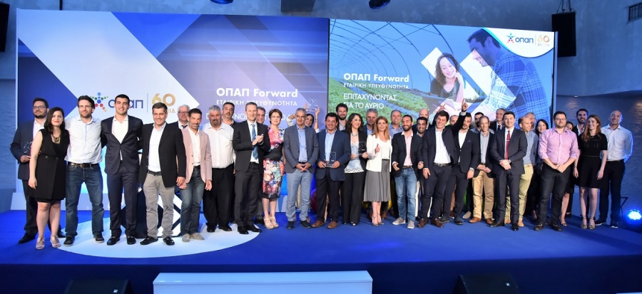 Η λαμπερή βραδιά των βραβείων του «ΟΠΑΠ Forward»