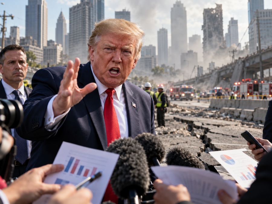 Σεισμός στις ΗΠΑ: Ο Trump ξεμπροστιάζει τους New York Times για μαϊμού δημοσκοπήσεις – «Όλα είναι κατασκευασμένα»