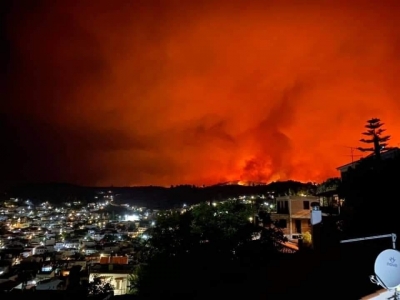 Τσαπουρνιώτης (δήμαρχος Μαντουδίου): Κάηκαν 100.000 στρέμματα – Η φωτιά θα φτάσει στην Χαλκίδα