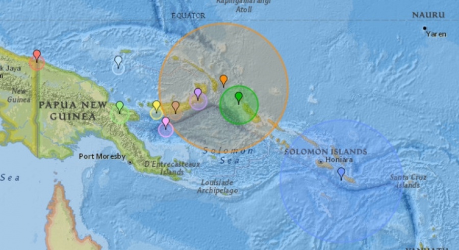 Σεισμός 6,3 Ρίχτερ στην Παπούα Νέα Γουινέα