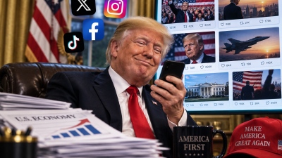 Απίστευτο σόου Trump στα social media - Πόσταρε φωτογραφίες επί 10 ώρες - «Έχω βγάλει εκατοντάδες δισ. για τις ΗΠΑ»