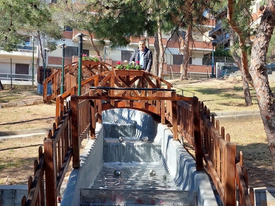 Ένας… καταρράκτης στην καρδιά του Ζωγράφου