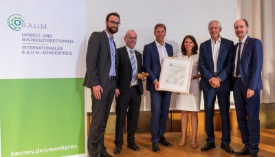 Βράβευση της Grohe από την Γερμανική Ένωση Περιβαλλοντικής Διαχείρισης (B.A.U.M.)