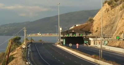 Δόθηκε στην κυκλοφορία και η μεσαία λωρίδα κυκλοφορίας στην Αθηνών - Κορίνθου