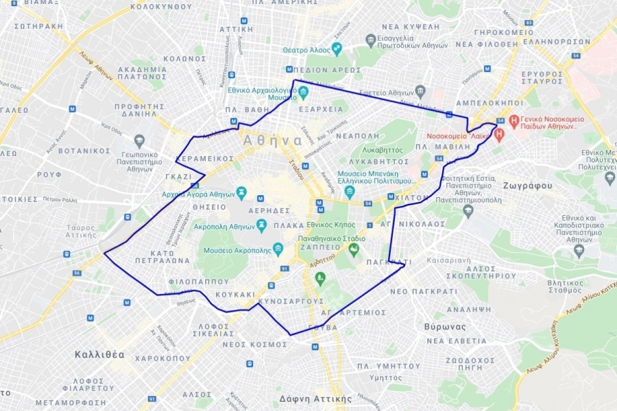 Πότε επιστρέφει ο Δακτύλιος στο κέντρο της Αθήνας