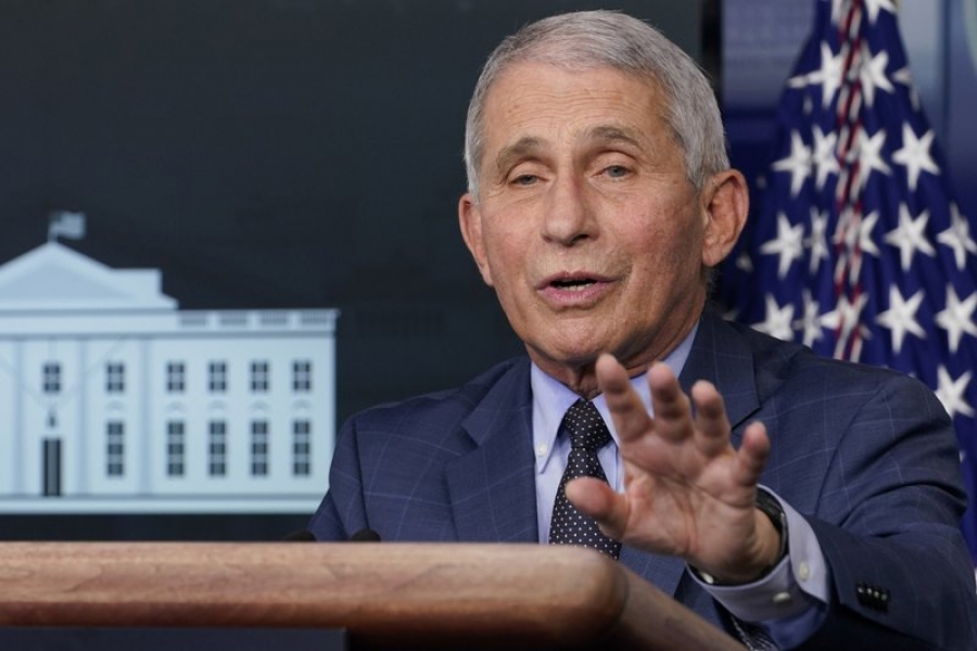 Fauci: Εφικτός ο στόχος Biden για 100 εκατ εμβολιασμούς στους πρώτους 3 μήνες