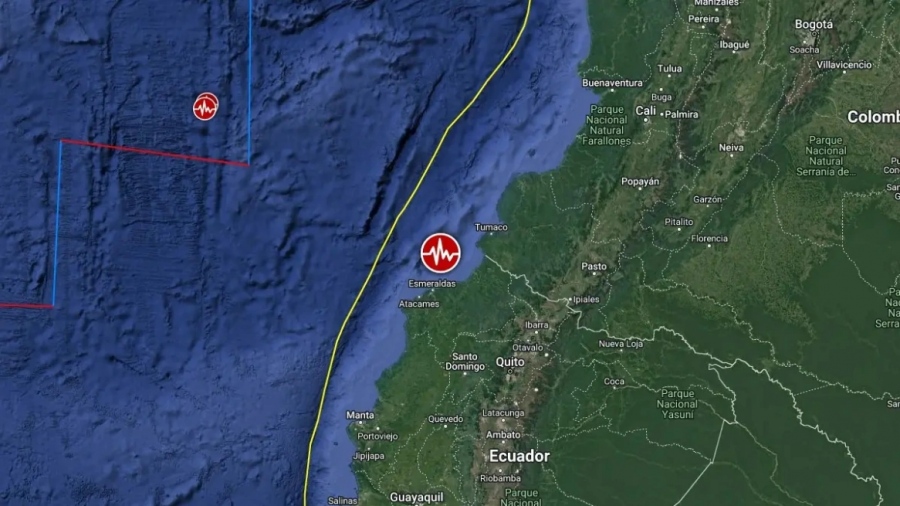 Σεισμός 6,3 Ρίχτερ στις ακτές του Εκουαδόρ