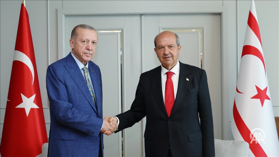 Τουρκία: Συνάντηση του Erdogan με τον Tatar στα Κατεχόμενα ανήμερα της επετείου της Τουρκικής εισβολής στην Κύπρο