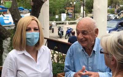 Στις πληγείσες περιοχές της Ιθάκης η Γεννηματά: Τα μικρά νησιά δεν μπορούν να αντιμετωπίζονται με οριζόντιες πολιτικές