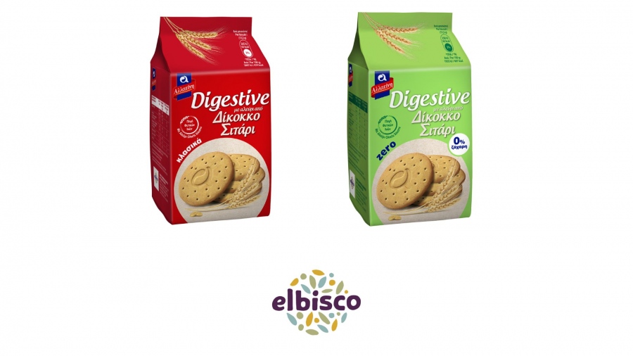 Νέα Αλλατίνη Digestive με αλεύρι από Δίκοκκο Σιτάρι - Κλασικά και Zero με 0% Ζάχαρη
