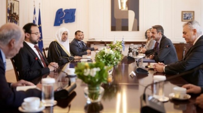 Συνάντηση Μητσοτάκη με τον ΓΓ της Παγκόσμιας Μουσουλμανικής Λίγκας - Τι συζητήθηκε