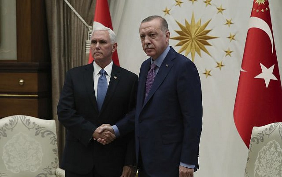 Συρία: Κατάπαυση πυρός για 120 ώρες συμφώνησαν Pence και Erdogan - Στόχος η αποχώρηση των Κούρδων