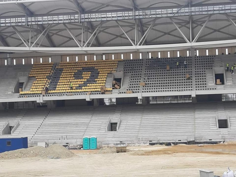 ΑΕΚ: Μπαίνουν τα καθίσματα στην Αγιά Σοφιά - OPAP Arena και δίνουν... ζωή στο γήπεδο