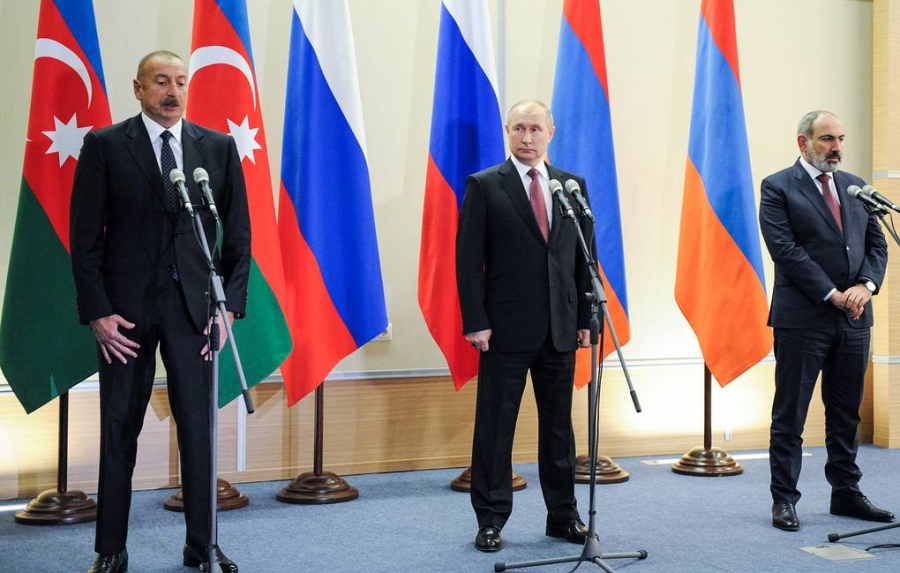 Κρίσιμη τριμερής για το Nagorno Karabakh – Putin: Έρχεται συμφωνία που γεννά ελπίδες για ειρήνη
