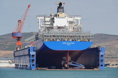 Δύο γιγάντια κινεζικά πλοία της COSCO έχουν κολλήσει στον Περσικό Κόλπο