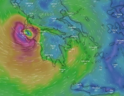 Στα νότια ο «Ιανός» - Σε κατάσταση έκτακτης ανάγκης Ιθάκη, Κεφαλονιά, Ζάκυνθος - Υπάρχουν ζημιές, δεν κινδύνευσαν άνθρωποι