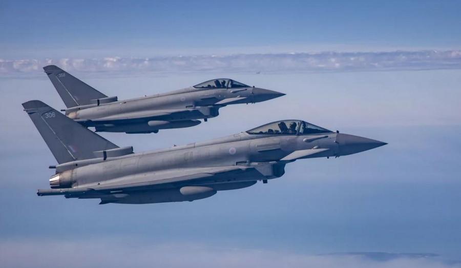 Παίζουν με τη φωτιά οι Βρετανοί – Με Typhoon επιχείρησαν να παραβιάσουν τον εναέριο χώρο της Ρωσίας στη Μαύρη Θάλασσα