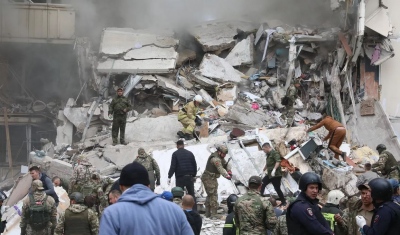Νέες ισχυρές εκρήξεις συγκλόνισαν το Belgorod μετά το φονικό χτύπημα σε πολυκατοικία