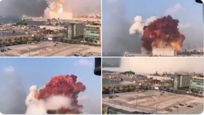 Φλέγεται η Βηρυτός έπειτα από διαδοχικές εκρήξεις