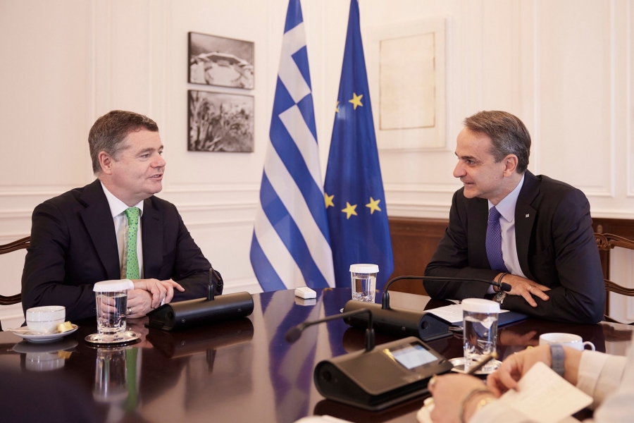 Donohoe (Eurogroup) σε Μητσοτάκη: Συγχαρητήρια στην Ελλάδα, τεράστια η πρόοδος που έχει συντελεστεί