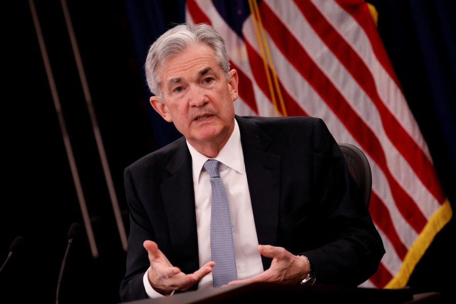 Powell (Fed): Κάτω από το «ουδέτερο» το τρέχον επίπεδο επιτοκίων - Μέτριος ο κίνδυνος για το σύστημα