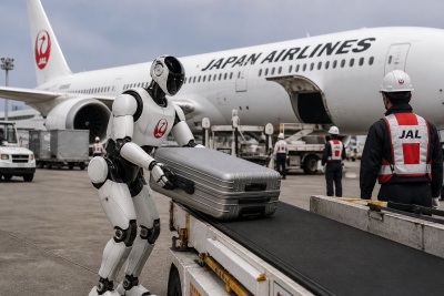 Η Japan Airlines απαντά στην έλλειψη εργαζομένων με... ανθρωποειδή ρομπότ - Αναλαμβάνουν φόρτωση αποσκευών και ο καθαρισμό καμπίνας