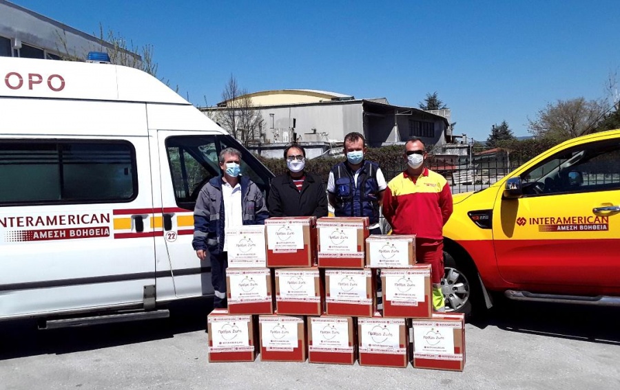 Οι «Μοδίστρες Έκτακτης Ανάγκης» ράβουν και η INTERAMERICAN περισυλλέγει και παραδίδει μάσκες