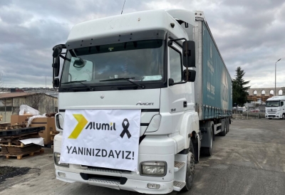 Αποστολή ανθρωπιστικής βοήθειας από την Alumil στους σεισμόπληκτους της Τουρκίας