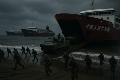 Η Κίνα κατασκευάζει «σκιώδη στόλο»: Mια εισβολή στην Ταϊβάν θα μπορούσε να ξεπεράσει τη Νορμανδία