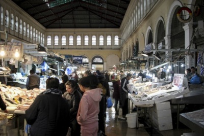 Ανοιχτή έως τις 12:00 σήμερα Καθαρά Δευτέρα η ιχθυαγορά στη Βαρβάκειο Αγορά