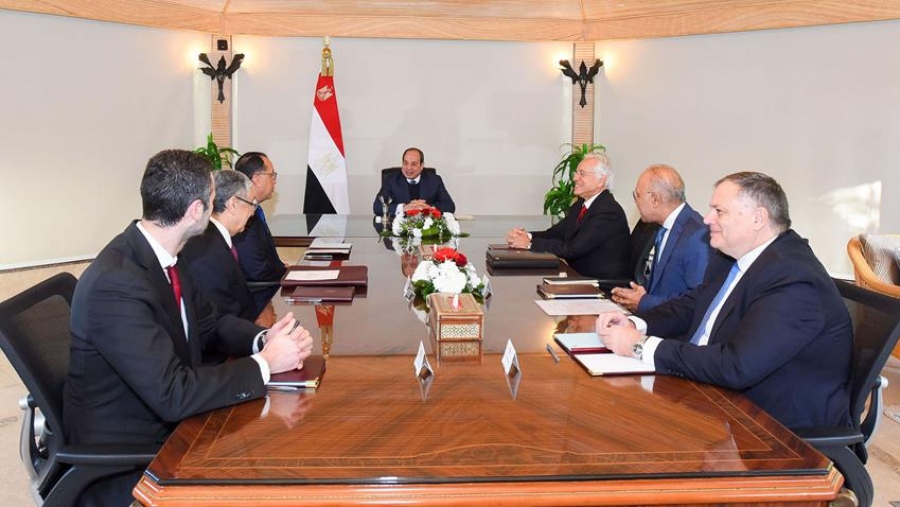 Συνάντηση Κοπελούζου με Αιγύπτιο πρόεδρο - Στο τραπέζι η ηλεκτρική διασύνδεση Ελλάδας και Αιγύπτου