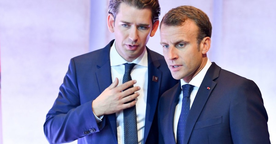 Συνάντηση Kurz (Αυστρία) με Macron (Γαλλία) στο Παρίσι για την καταπολέμηση της τρομοκρατίας