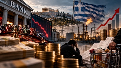 Τράπεζες, τζόγος και ενεργειακά ολιγοπώλια στην Ελλάδα... – Χρέος 357,6 δισ., πληθωρισμός 5% και παραγωγική ερήμωση
