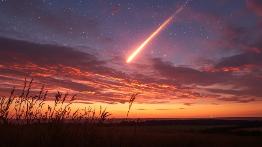 Τρόμος: Μια μυστηριώδης πύρινη σφαίρα εμφανίστηκε στον ουρανό πάνω από την Ινδονησία