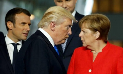 «Μέτωπο» απέναντι στον Trump - Merkel, Macron και May υπεραμύνονται της συμφωνίας για τα πυρηνικά του Ιράν