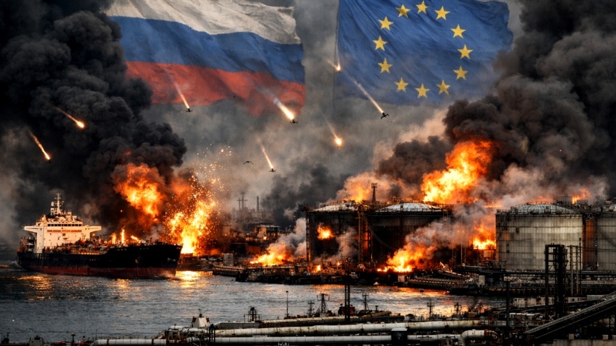 Global alarm as drone barrage strikes Saint Petersburg via Baltic, Russia says Europe has declared war