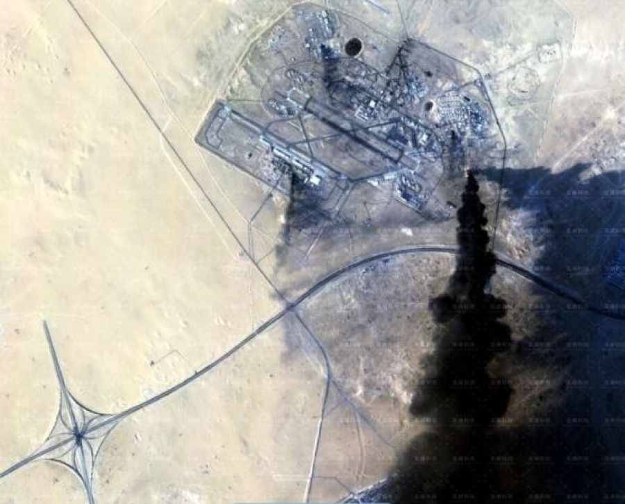 Απόλυτη ισοπέδωση - Κινεζικός δορυφόρος αποκαλύπτει την διάλυση της αμερικανικής βάσης στο Κουβέιτ