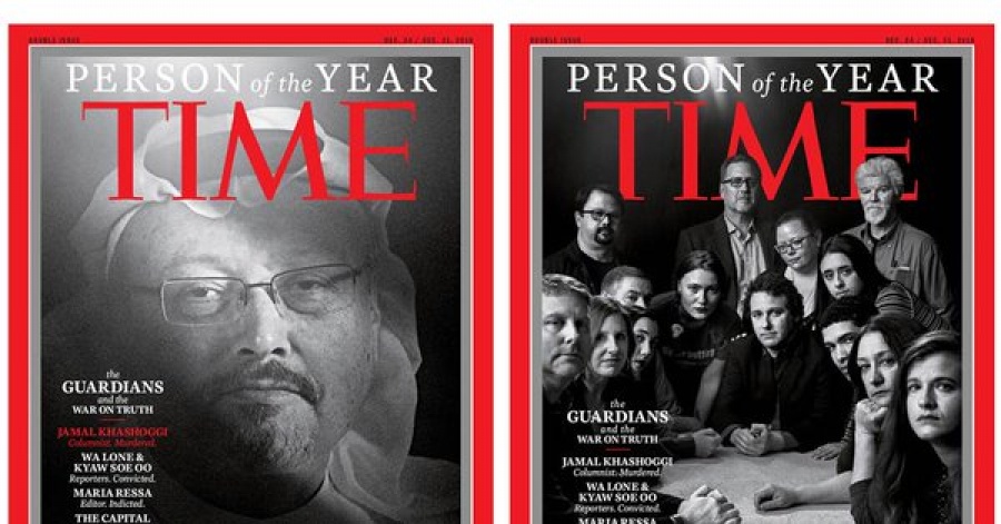Time: Πρόσωπα του 2018 ο Khashoggi και άλλοι δημοσιογράφοι που μάχονται για την αλήθεια