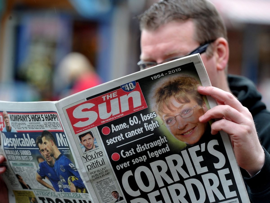 Sun: Η μεγαλύτερη εφημερίδα της Βρετανίας τώρα έχει μηδενική αξία, σύμφωνα με την εκδότρια News Corp.