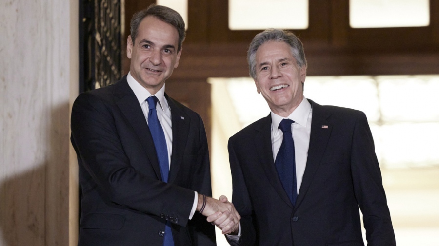 Ουκρανία, Γάζα, εξοπλισμοί και ΝΑΤΟ στη συνάντηση Μητσοτάκη με Blinken - Ψυχρολουσία για τον ΥΠΕΞ των ΗΠΑ στην Τουρκία