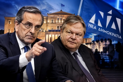 Samaras with his finger on the trigger, Venizelos on the same stage... The explosive meeting causing panic at Maximos Mansion