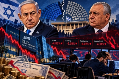 Sell-off σε μετοχές και ομόλογα μετά το εκλογικό αδιέξοδο στο Ισραήλ – Χωρίς ξεκάθαρο νικητή η αναμέτρηση Netanyahu – Eisenkot