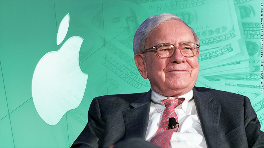 Απώλειες 4 δισ. δολαρίων για τον Warren Buffet από την κατάρρευση στη μετοχή της Apple