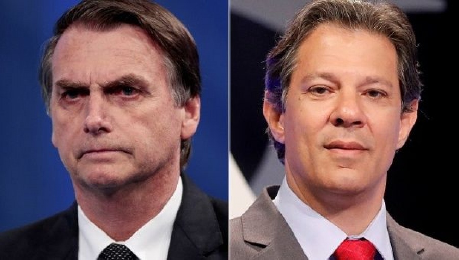 Πολιτική στροφή στη Βραζιλία; - Στον β' γύρο ο ακροδεξιός Bolsonaro και ο κεντροαριστερός Haddad