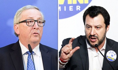 Νέα κόντρα - Salvini: Κατέστρεψες την Ευρώπη - Juncker: Ελπίζω να μην χρειαστεί να μετακινήσεις τον σωρό των ερειπίων