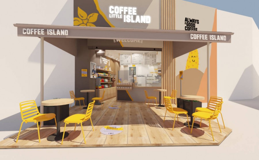 Νέο μοντέλο καταστημάτων από την αλυσίδα καφεστίασης Coffee Island